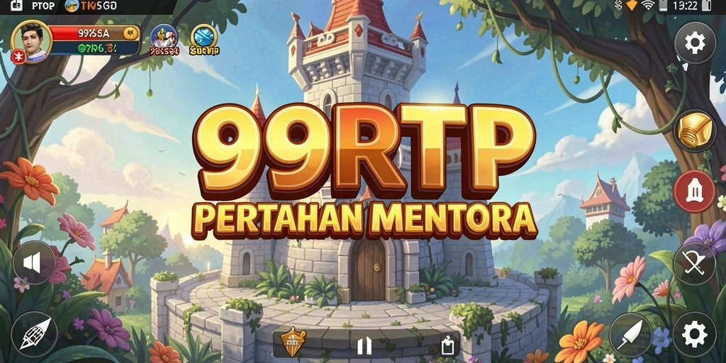 Tampilan gameplay menara dengan strategi pertahanan yang seru.