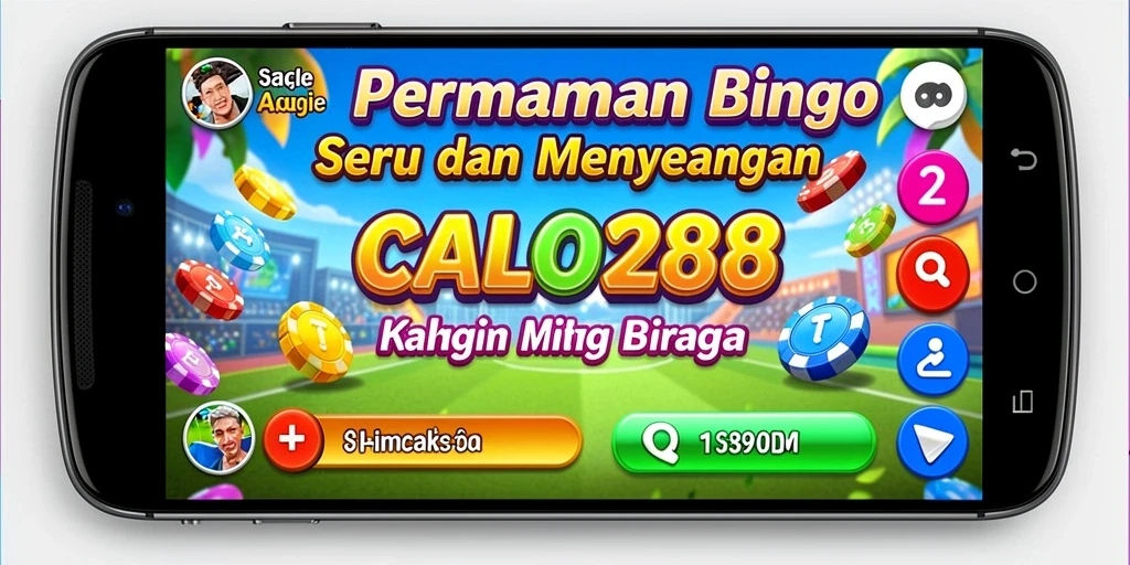 Tangkapan layar gameplay CALO288 yang menampilkan suasana Bingo yang meriah.