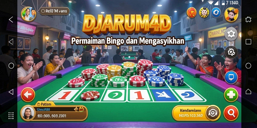Ilustrasi gameplay Bingo DJARUM4D yang mengasyikkan.