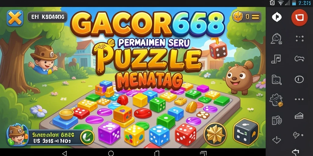 Tampilan menarik dari gameplay Puzzle GACOR668 dengan level yang menantang.