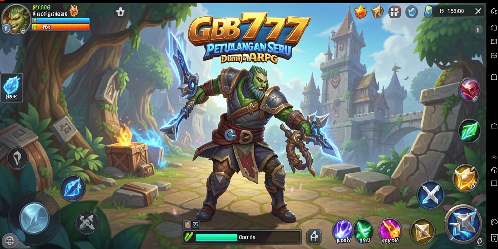 Tampilan memukau aksi gameplay GB777 dalam dunia ARPG.