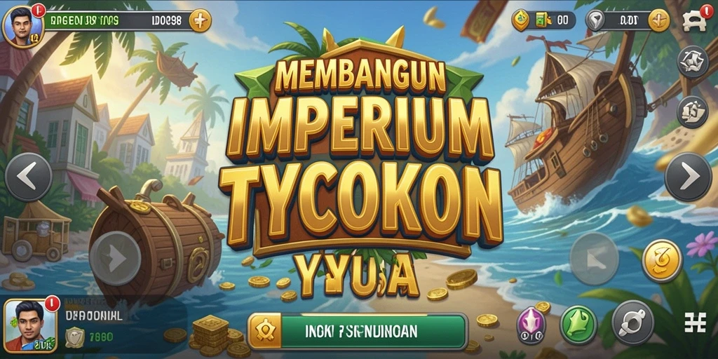 Tampilan gameplay <strong>ID098</strong> menunjukkan pengelolaan bisnis yang dinamis.