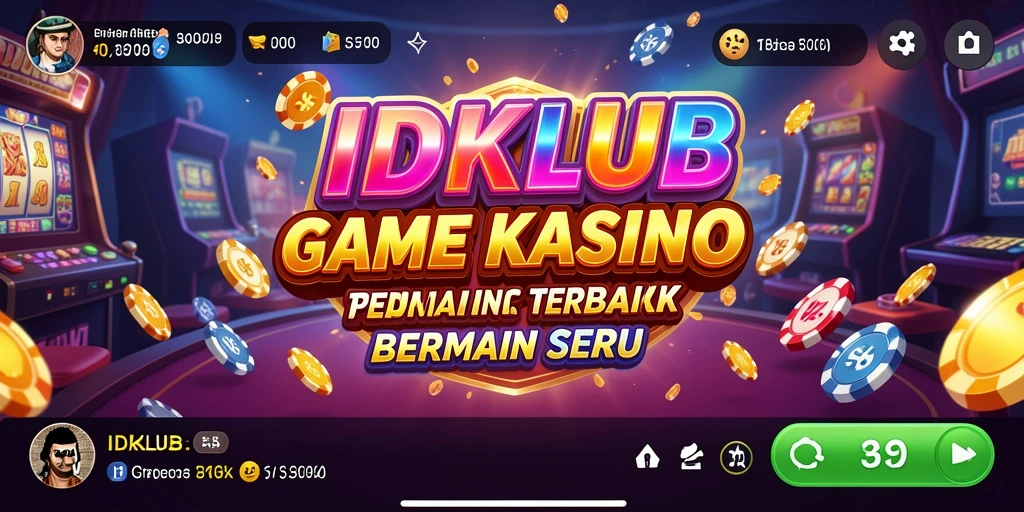 Screenshot gameplay IDKLUB menampilkan keseruan bermain kasino.