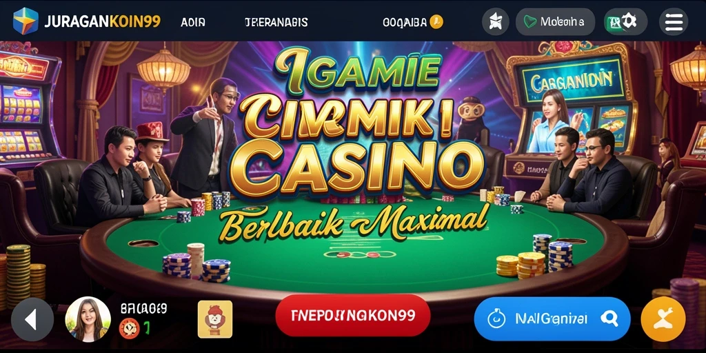 Tampilan gameplay Live Casino di JURAGANKOIN99 dengan dealer langsung.