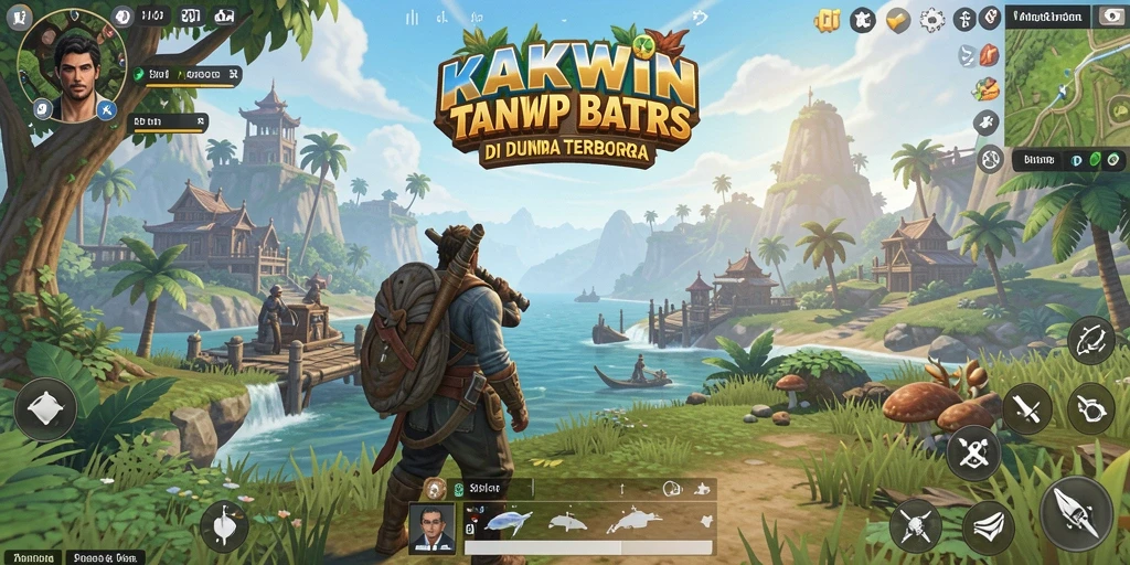 Tampilan gameplay KAKWIN yang menakjubkan di dunia Open World.