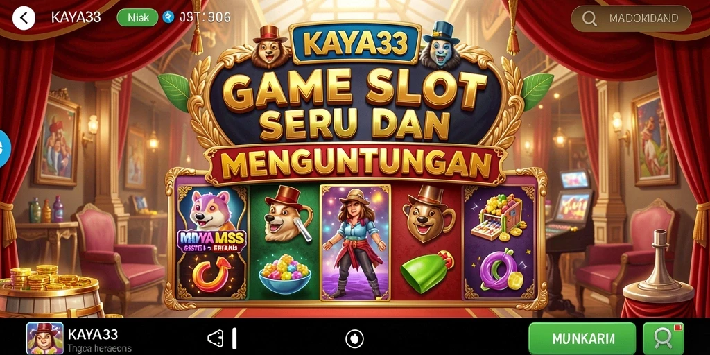 Tampilan gameplay KAYA33 yang menarik dan mendebarkan.