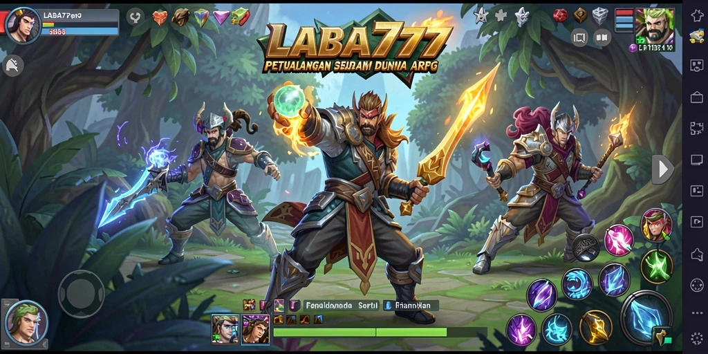 Tampilan gameplay seru di dunia ARPG yang menantang.