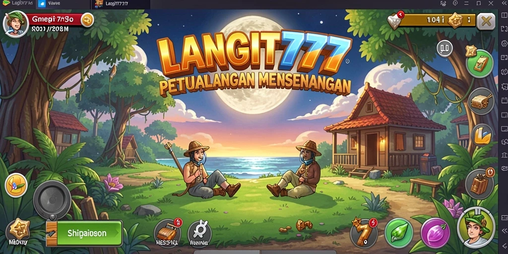 Tampilan gameplay LANGIT777 yang penuh warna dan menarik.