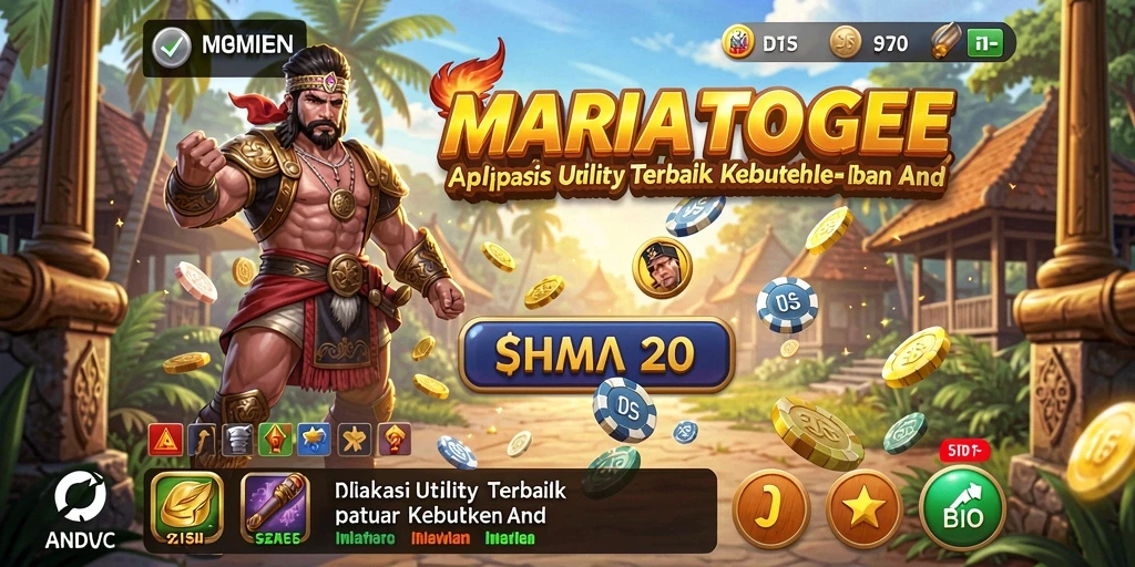 Tampilan antarmuka utama aplikasi MARIATOGEL yang praktis dan informatif.