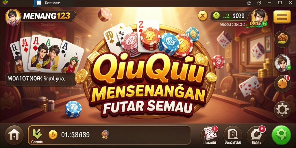 Tampilan gameplay QiuQiu yang mengasyikkan di MENANG123.