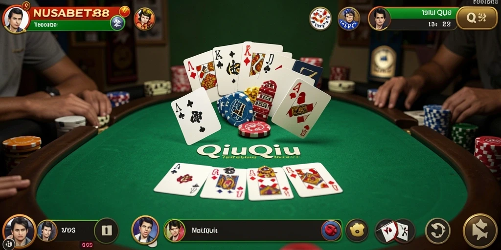 Tampilan gameplay QiuQiu di NUSABET88 yang seru.