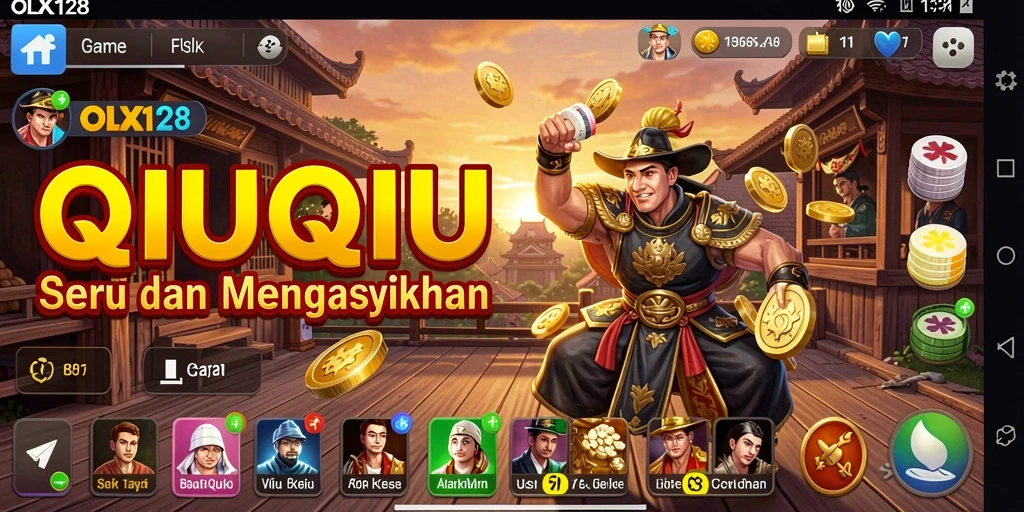 Tampilan permainan QiuQiu yang mengasyikkan di OLX128.