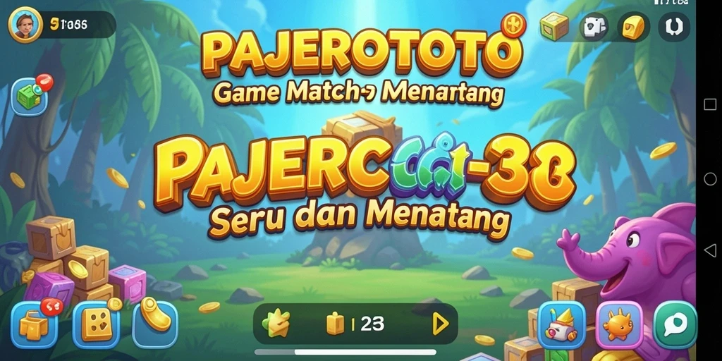 Gameplay seru PAJEROTOTO yang penuh warna dan tantangan.