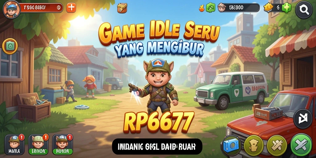 Tampilan gameplay RP6677 yang penuh warna dan menarik.