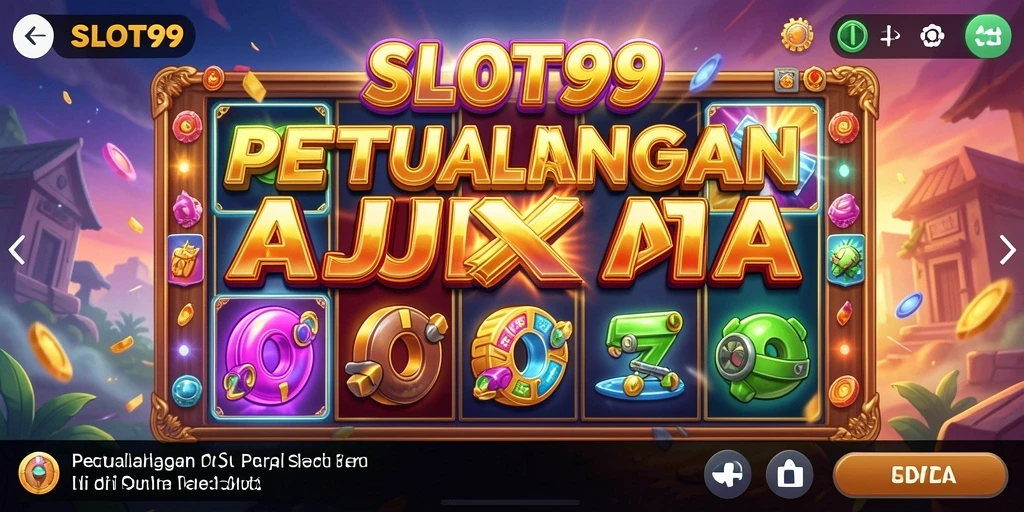 Tampilan menarik dari gameplay aktif di SLOT99 penuh aksi.